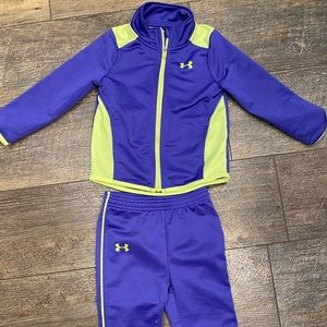 Girls size 4 Under Armour track suit